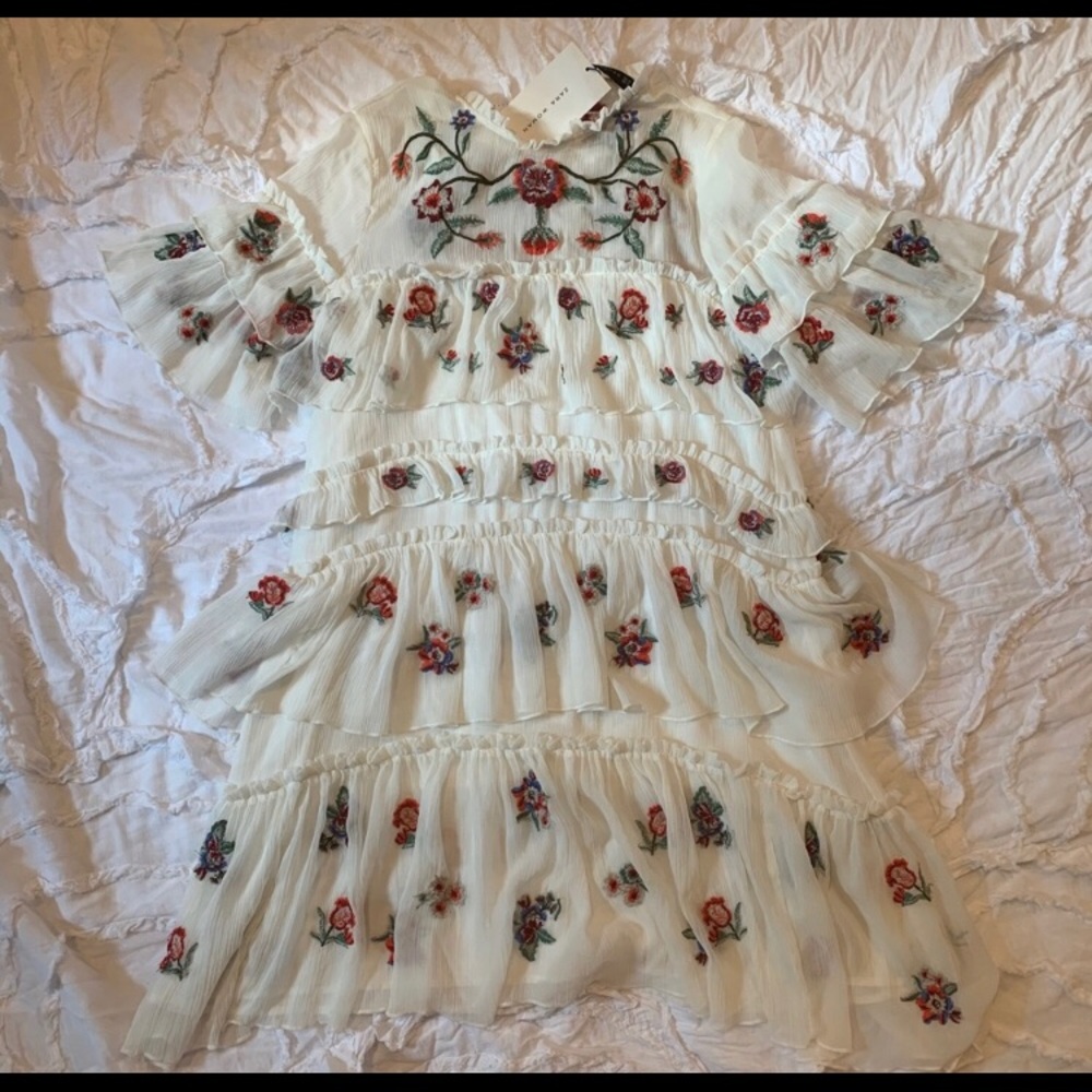 Embroidered Zara Dress